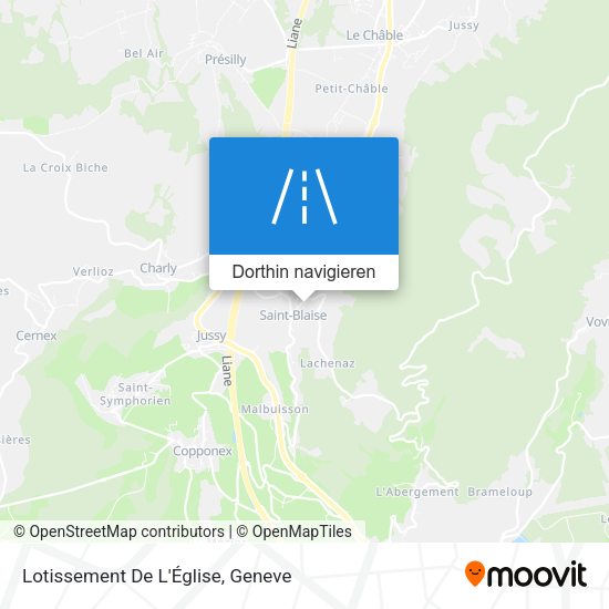 Lotissement De L'Église Karte