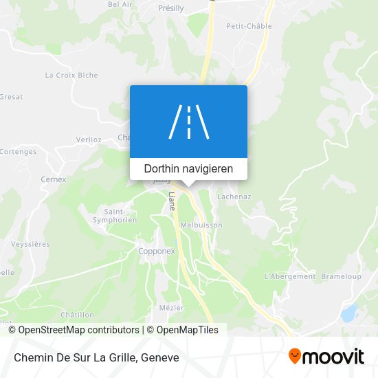 Chemin De Sur La Grille Karte