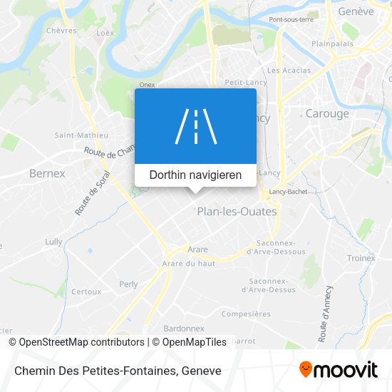 Chemin Des Petites-Fontaines Karte