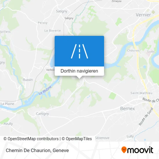 Chemin De Chaurion Karte