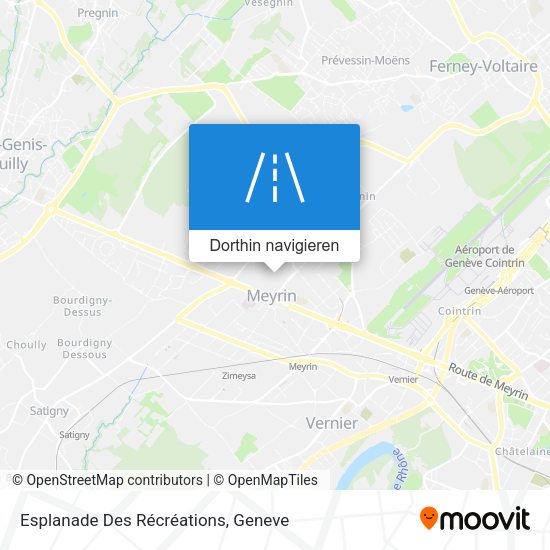Esplanade Des Récréations Karte