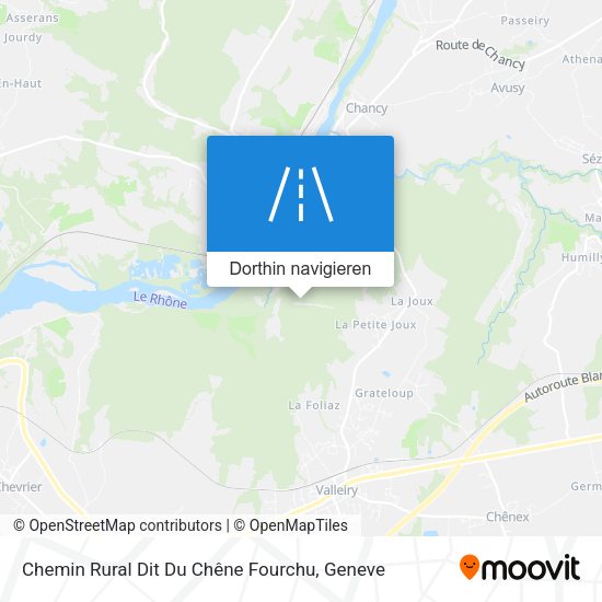 Chemin Rural Dit Du Chêne Fourchu Karte