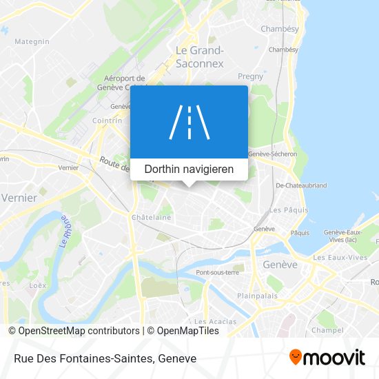 Rue Des Fontaines-Saintes Karte