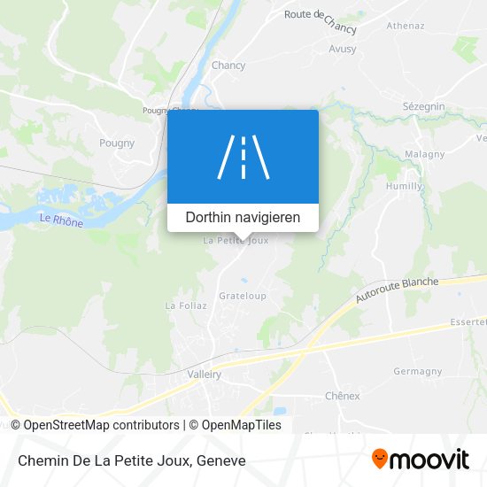 Chemin De La Petite Joux Karte