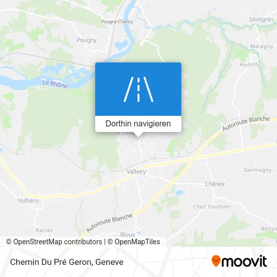 Chemin Du Pré Geron Karte