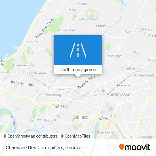 Chaussée Des Cornouillers Karte