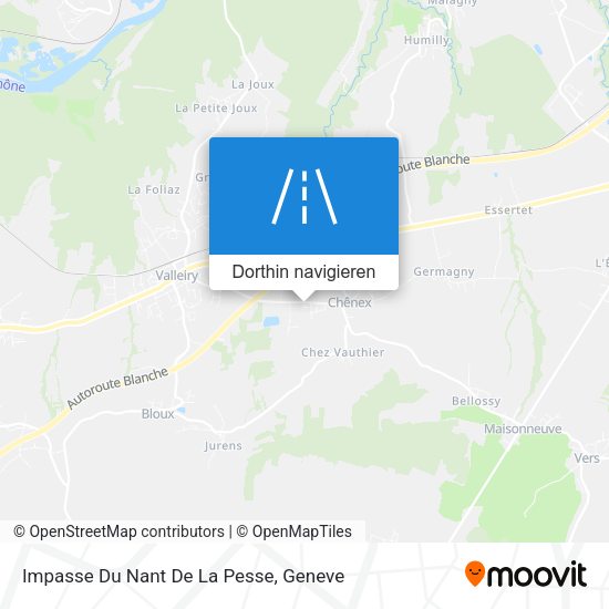 Impasse Du Nant De La Pesse Karte