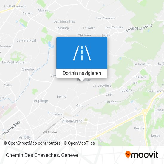 Chemin Des Chevêches Karte