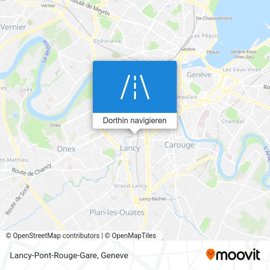 Lancy-Pont-Rouge-Gare Karte