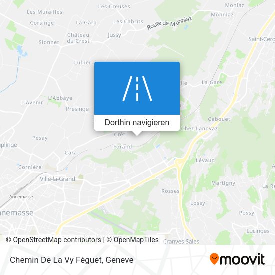 Chemin De La Vy Féguet Karte