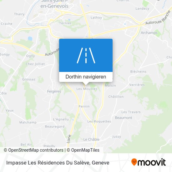 Impasse Les Résidences Du Salève Karte