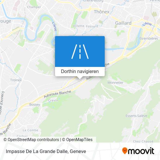 Impasse De La Grande Dalle Karte
