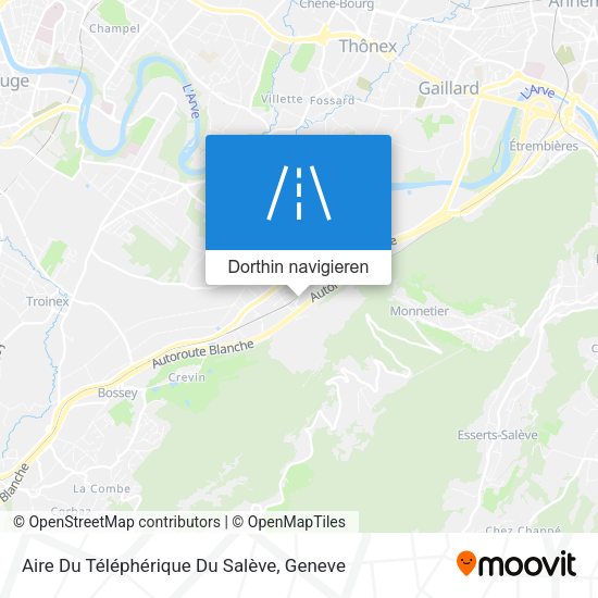 Aire Du Téléphérique Du Salève Karte