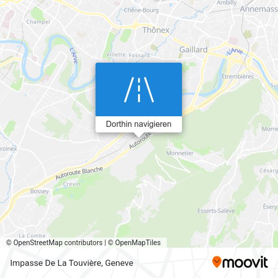 Impasse De La Touvière Karte
