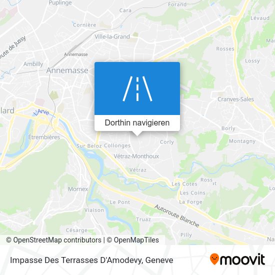Impasse Des Terrasses D'Amodevy Karte
