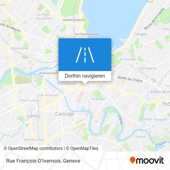 Rue François-D'Ivernois Karte
