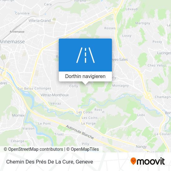 Chemin Des Prés De La Cure Karte