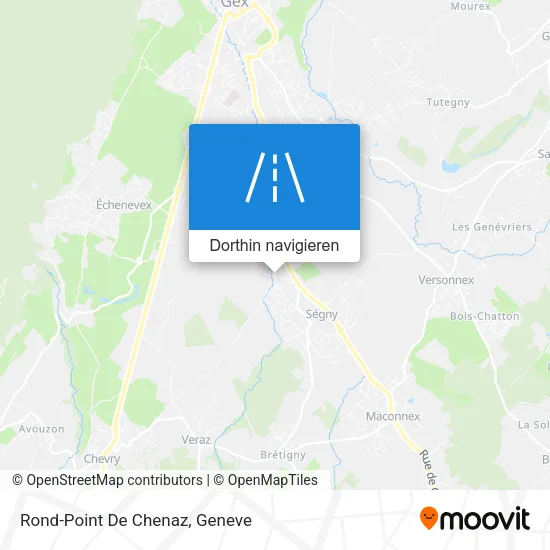 Rond-Point De Chenaz Karte