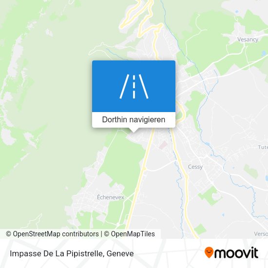 Impasse De La Pipistrelle Karte