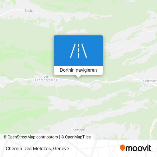 Chemin Des Mélèzes Karte