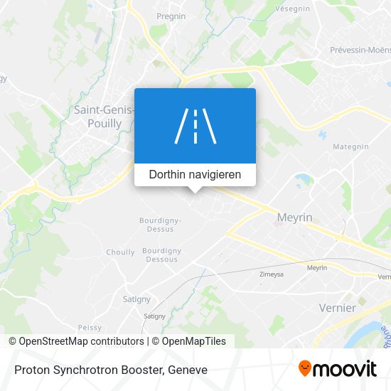 Proton Synchrotron Booster Karte