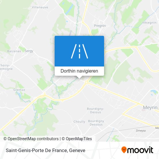 Saint-Genis-Porte De France Karte