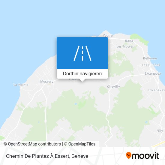 Chemin De Plantez À Essert Karte