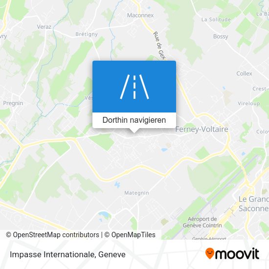 Impasse Internationale Karte