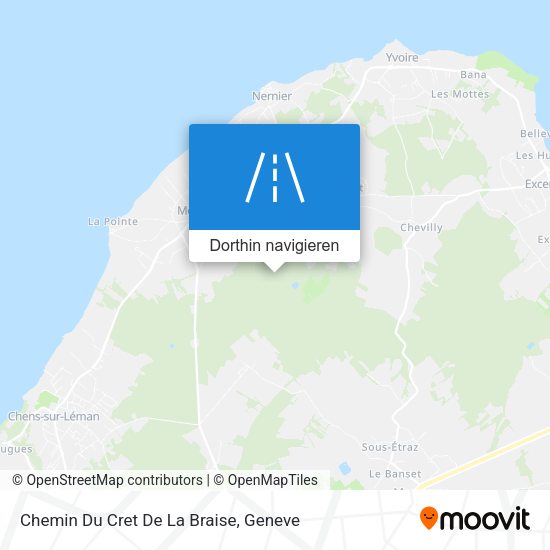 Chemin Du Cret De La Braise Karte