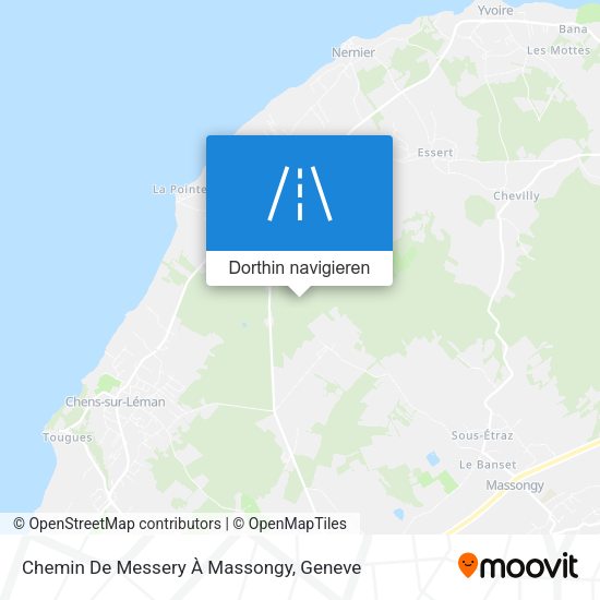 Chemin De Messery À Massongy Karte