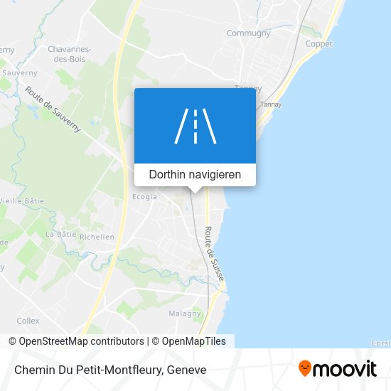 Chemin Du Petit-Montfleury Karte