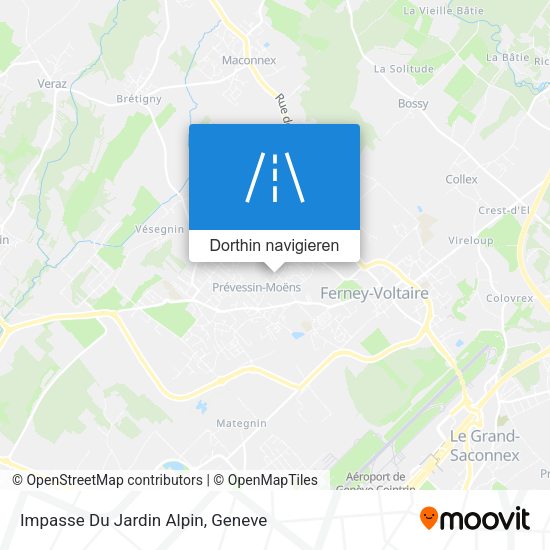 Impasse Du Jardin Alpin Karte