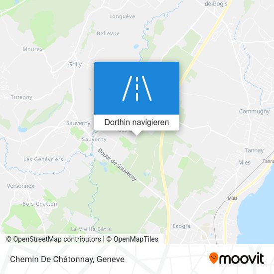 Chemin De Châtonnay Karte
