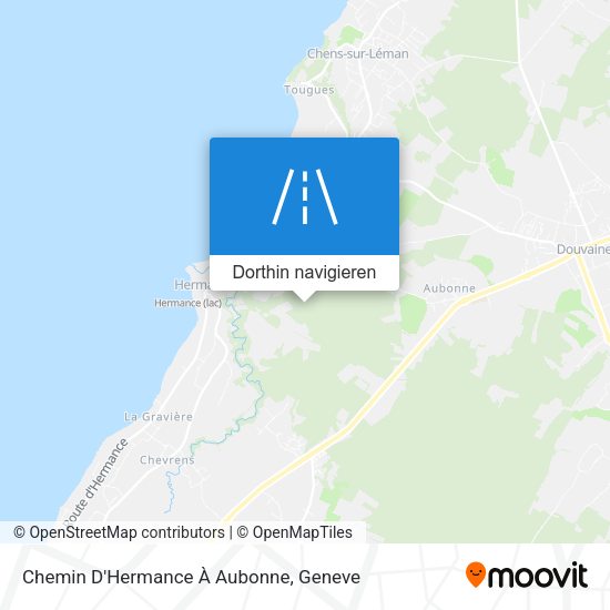 Chemin D'Hermance À Aubonne Karte