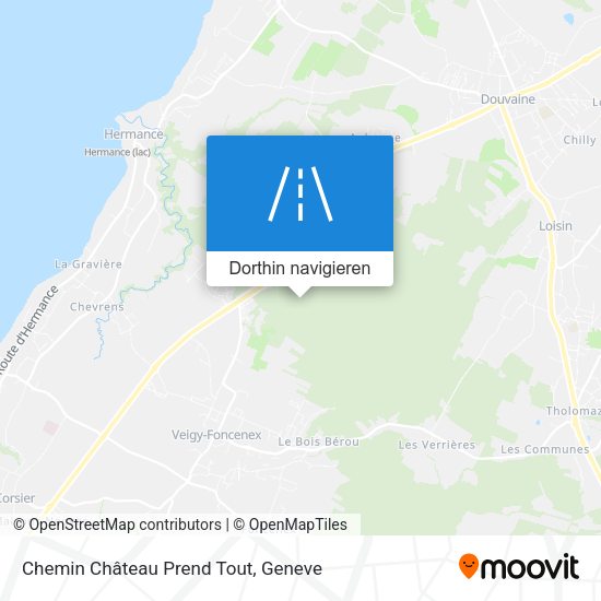 Chemin Château Prend Tout Karte