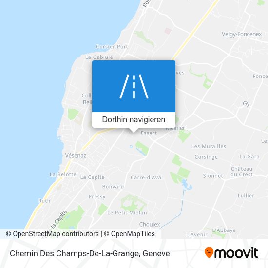 Chemin Des Champs-De-La-Grange Karte
