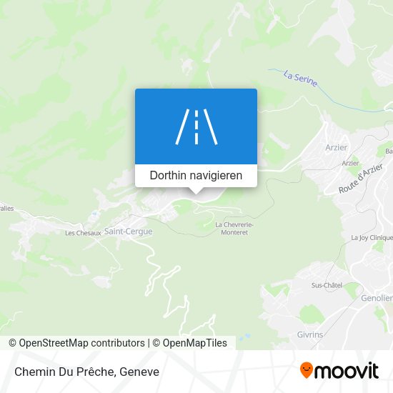 Chemin Du Prêche Karte
