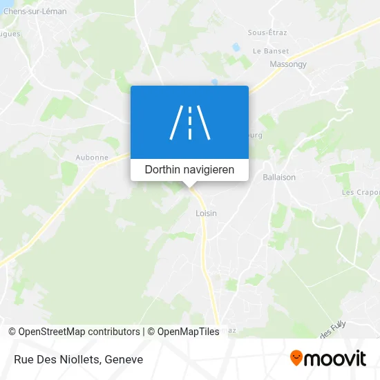 Rue Des Niollets Karte