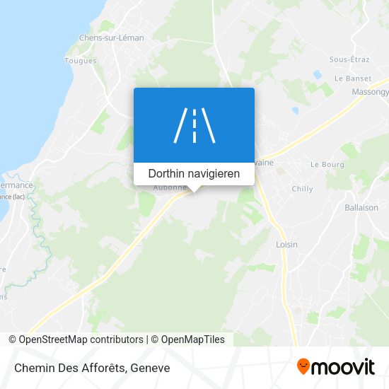 Chemin Des Afforêts Karte