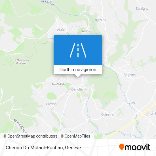 Chemin Du Molard-Rochau Karte