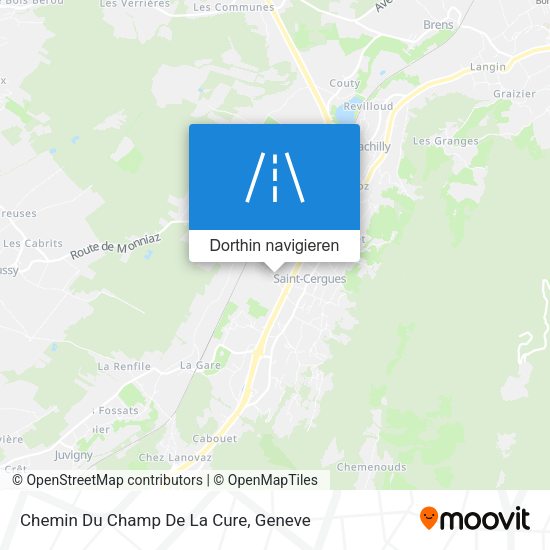Chemin Du Champ De La Cure Karte