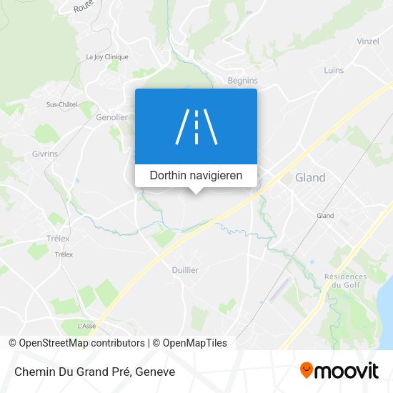 Chemin Du Grand Pré Karte