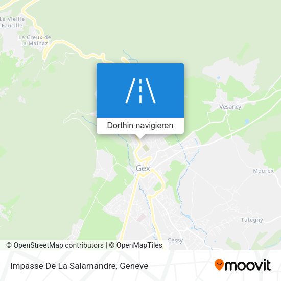Impasse De La Salamandre Karte
