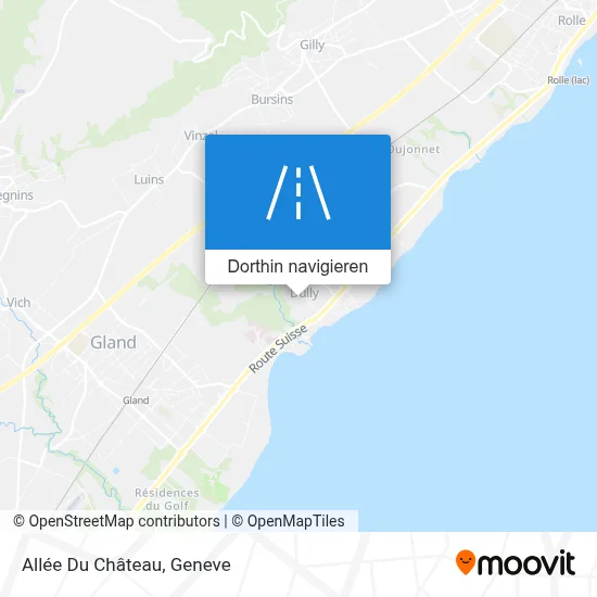 Allée Du Château Karte