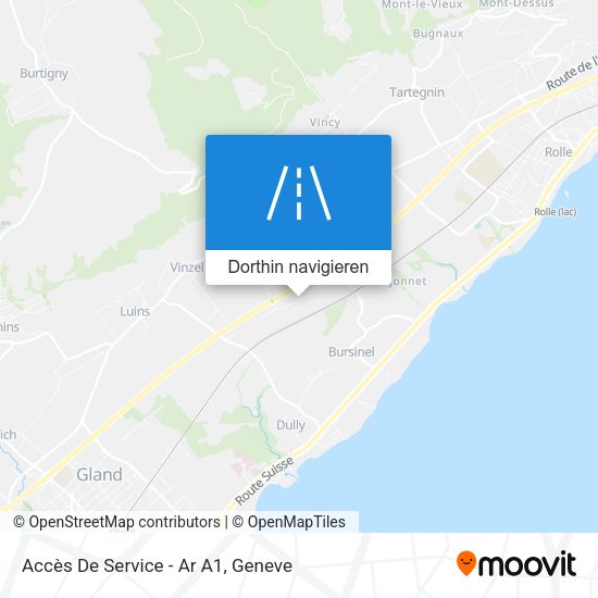Accès De Service - Ar A1 Karte