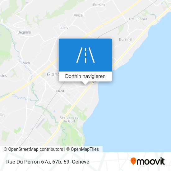 Rue Du Perron 67a, 67b, 69 Karte