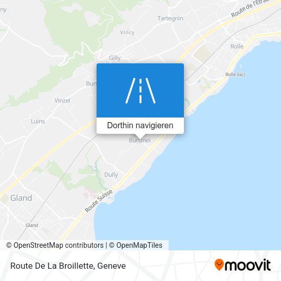 Route De La Broillette Karte