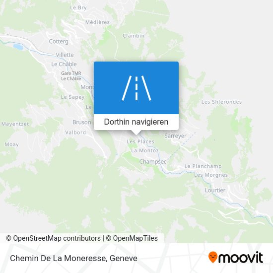 Chemin De La Moneresse Karte