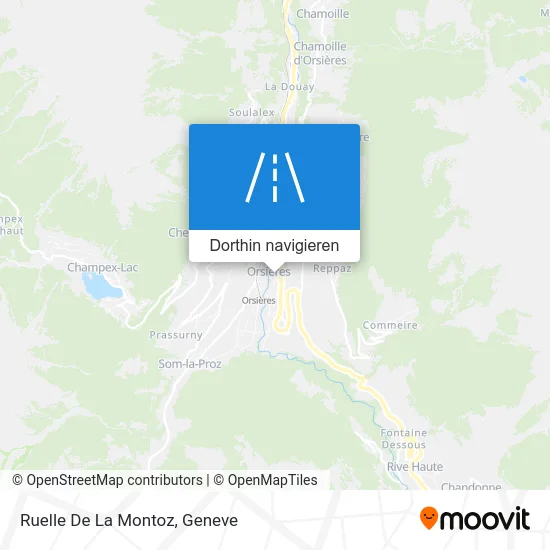 Ruelle De La Montoz Karte