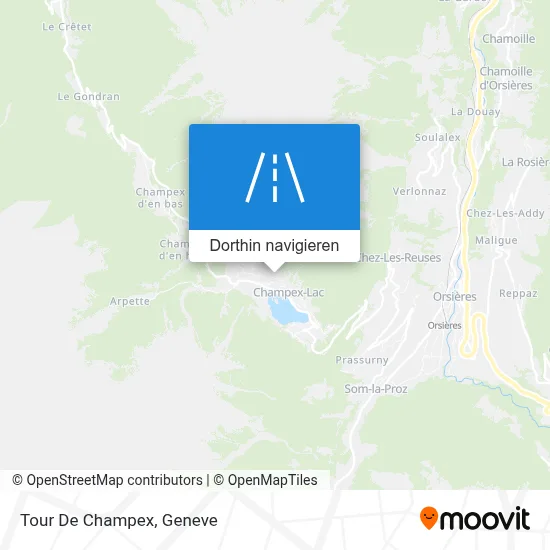 Tour De Champex Karte